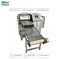 Machine automatique de fabrication de feuilles de rouleaux de printemps, épaisseur 0,3 mm-4 mm, 500-4000 pièces par heure, acier inoxydable de qualité alimentaire