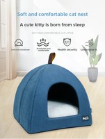 Offre Spéciale – Lit Tente Dôme Chaleureux en Velours Teddy pour Chat et Chien, Style Yourte, pour Intérieur – Nid pour Animaux de Compagnie – Vente en Gros et Dropshipping