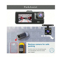 A22 1080P Écran IPS haute définition ADAS Caméra de bord de voiture Détecteur de radar de vision nocturne étanche Capteur G Enregistreur vidéo noir