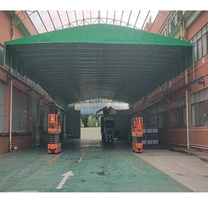 Carpa móvil plegable de PVC con toldo retráctil - Refugio impermeable y plegable para almacén - Product Image 5