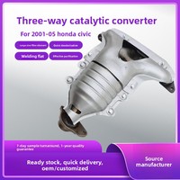Convertidor Catalítico de Tres Vías Aprobado por el Fabricante para Colector de Escape 1.7L L4 SOHC 2001-2005, Acero Inoxidable 409/411