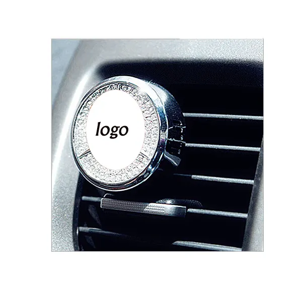Hohe qualität kunden auto logo mit strass auto lufterfrischer