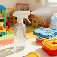 Pompe pulvérisatrice à gâchette réutilisable en PP de 28 mm, anti-déversement, rechargeable, résistante à la chaleur 200F, pour flacons de parfum, de savon liquide et de cosmétiques