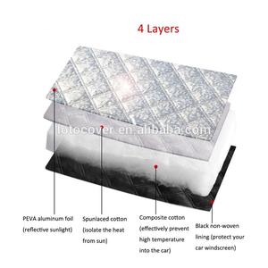 Cubierta de nieve para parabrisas de coche, protección contra escarcha, eliminación de hielo, Parasol, 4 capas - Product Image 4