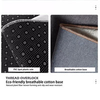 Tapis antidérapant résistant aux taches de luxe avancé épaissi Tapis fabriqué à la machine pour le salon Tapis de pied domestique