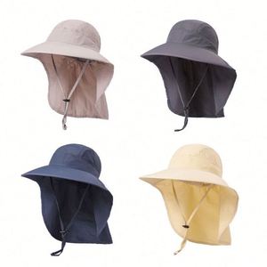 Quick Dry Nylon Neck Flap <b>Sun</b> <b>Hat</b> With Wide Brim <b>Men</b> Women UPF 50+ Hiking Safari Fishing Caps Perfect for Outdoor Adventures - Product Image 4