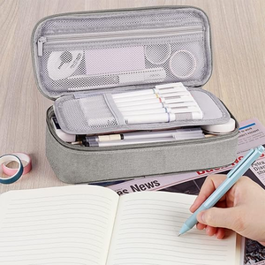 Wholesale AMZ Hot Large Pencil Case Big High Capacity Pencil Pouch Stationery <b>Pen</b> Bag Storage Holder <b>Box</b> for School & Office - Product Image 6