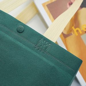 ถุงผ้า Nonwoven แบบกำหนดเองได้ พร้อมพิมพ์ลาย รีไซเคิลเคลือบผิว  โลโก้สั่งทำ ถุงช้อปปิ้งนำกลับมาใช้ใหม่ได้ - Product Image 2