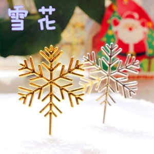 Topper per Cupcake in acrilico con fiocco <span class=keywords><strong>di</strong></span> <span class=keywords><strong>neve</strong></span> Topper per torta in acrilico Topper per decorazione <span class=keywords><strong>di</strong></span> torte in acrilico - Product Image 2