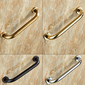 Barras de Agarre de Cobre de 40 cm, Barandilla de Seguridad Antideslizante para Baño, Agarradera para Inodoro para Personas Mayores y con Discapacidad - Product Image 1