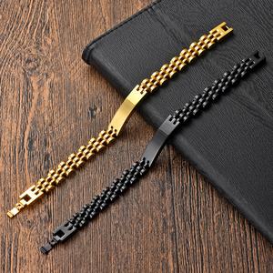 Pulsera de Acero Inoxidable con Logotipo Personalizado al por Mayor de Alta Calidad 2024 - Product Image 4