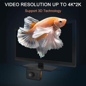 BENFEI 4K için HDMI kadın dişi adaptör 2 paket PVC ceket ve folyo koruyucu ile HDTV monitör bilgisayar için stoklanan ürün - Product Image 3