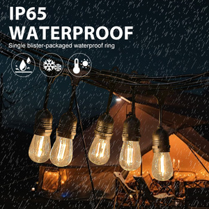 IP65 đánh giá S14 ngoài trời <span class=keywords><strong>LED</strong></span> đôi đèn dây đầu với màu trắng ấm áp cho các bữa tiệc trong nhà giáng sinh Halloween - Product Image 4