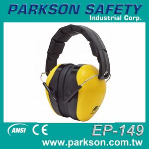 Orejeras de Protección Auditiva Tipo Diadema ABS Amarillas EP-103 de Taiwán, Cómodas, con Bloqueo de Ruido, Equipo Táctico Profesional, CE - Product Image 2