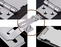 Serrure de porte de congélateur, de placard ou de tiroir en acier inoxydable moderne, durable, écologique, à angle droit, à 90 degrés, sans loquet, pour salle de bain