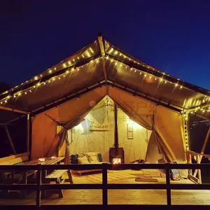 Vải sang trọng Safari khách sạn Lều sẵn sàng thực hiện Safari Lều Lodge cho glamping