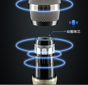 Micrófono Inalámbrico UHF <span class=keywords><strong>Profesional</strong></span> de Mano para Escenario, <span class=keywords><strong>Karaoke</strong></span>, Último Modelo de Fábrica, en Venta - Product Image 4