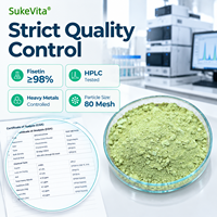 Poudre de Fisetine 98% CAS 528-48-3 Extrait Végétal Flavonoïde Senolytique Qualité Alimentaire Complément Matière Première Cosmétique en Vrac