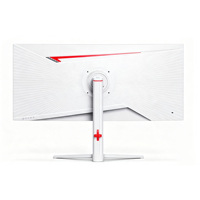 Monitores de Computadora de Escritorio de 34 Pulgadas y 3440*1440 de Buena Calidad, Monitor de Juegos Curvo MVA de 240Hz con Base Fija
