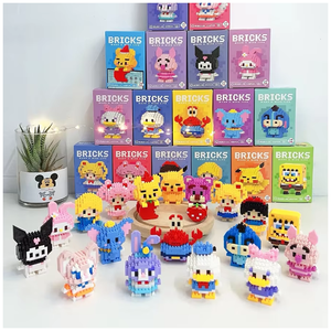 <span class=keywords><strong>Nano</strong></span> Blocks Anime <span class=keywords><strong>Puzzle</strong></span> <span class=keywords><strong>3D</strong></span> 240 styles - MOC Mini Figurine DIY Jouet pour enfants Cadeau Âge 14+ - Product Image 1