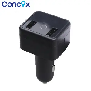 Горячая Распродажа от производителя Concox, дешевая беспроводная мини система GPS слежения за автомобилем hvt001 с двумя USB-прикуривателями