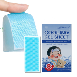 Parches de Gel Refrescante <span class=keywords><strong>para</strong></span> la Fiebre, Tiras de Gel <span class=keywords><strong>para</strong></span> la Frente, Alivian el <span class=keywords><strong>Dolor</strong></span> de <span class=keywords><strong>Cabeza</strong></span>, Somnolencia, Fatiga, Refrescantes - Product Image 4