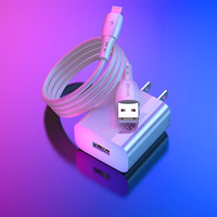AC-A1 Kemasan Kotak Warna USB Ganda Putih 2021 Diskon Besar Ponsel Android Pengisi Daya Grosir