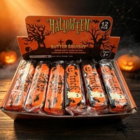 Jouets Squishy en Gros pour Halloween, en Mousse PU à Remontée Lente, en Forme de Beurre, pour le jeu de la Bonbonnière, Cadeaux d'Halloween