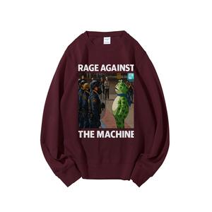 Camisetas Retro Personalizables al por Mayor, Asequibles, de Alta Densidad, Cuello Redondo Holgado, Estilo <span class=keywords><strong>RAGE</strong></span> AGAINST the MACHINE - Product Image 4
