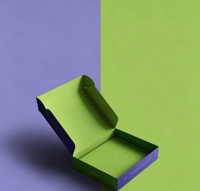 Boîtes d'expédition noires écologiques biodégradables recyclables réutilisables avec logo personnalisé imprimé, enveloppes en carton ondulé avec doublure en mousse