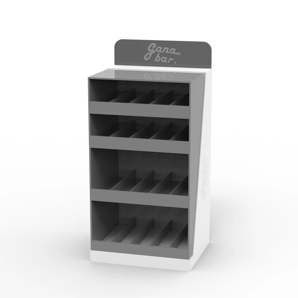 Hot Selling Customized Essential Oil Display Stand Acrylic Countertop Display Rack Display Case With Drawers — view 3