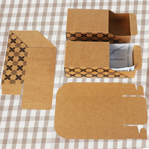 Cajón Grueso Huevo Tostada Hot Dog <span class=keywords><strong>Sandwich</strong></span> <span class=keywords><strong>Sub</strong></span> Hamburguesa Kraft Cajas de papel biodegradables ambientales - Product Image 2
