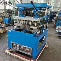 Machine commerciale mini automatique pour la fabrication de cornets de café comestibles, de cornets de glace croustillants et de cornets de gaufres pour snacks