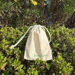 Hot Selling Organic Cotton <b>Drawstring</b> <b>Pouch</b> Custom Cotton Fabric Jewelry Dust Bag - Product Image 4