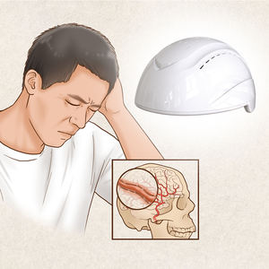 Suyzeko Transcranial beyin stimülasyonu 810nm yakın kızılötesi ışık tedavisi beyin Neuron rejenerasyon Photobiomodulation kask - Product Image 5