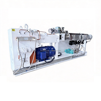 Mesin Ekstruder Sekrup Ganda Berputar Berlawanan SJS80/23 untuk Lini Granulasi Plastik PVC HDPE LLDPE EVA PP ABS