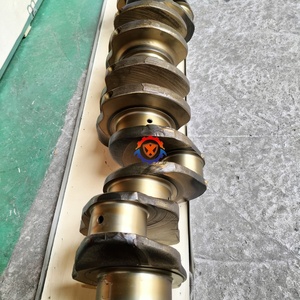 เพลาข้อเหวี่ยงเครื่องยนต์ C6.4 เหล็กตีขึ้นรูป สำหรับอะไหล่รถขุด E320D หมายเลขอะไหล่ 2611544 261-1544 2941749 294-1749 - Product Image 4