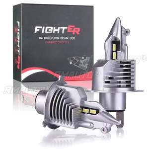 Paire d'ampoules LED H4 80W pour phares avant de voiture, faisceau haut et bas, pour modification d'éclairage, 6000K, étanches IP67, 16000LM - Product Image 1