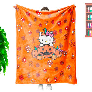 Nouvelle conception personnalisée kawaii hk chaton <span class=keywords><strong>chat</strong></span> citrouille tarte gâteau pops muffin automne jeter couverture <span class=keywords><strong>pour</strong></span> enfants personnages de dessins animés imprimés - Product Image 3