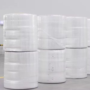 Gulungan kain <span class=keywords><strong>Nonwoven</strong></span> Spunlace tahan air bahan mudah terurai ramah lingkungan tahan lama untuk tisu basah produk medis kosmetik - Product Image 1
