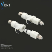 Raccords de tuyauterie BRT 1/4 à raccord rapide en plastique POM, alternative au connecteur CPC, PLCD42004
