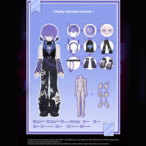 Caja Misteriosa con Figura de Anime Zack - Muñeco de PVC de 23 cm con Articulaciones Móviles y Edición Secreta para Coleccionistas - Product Image 3