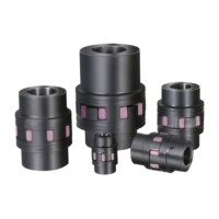 Accouplement araignée/à mâchoires en acier de type SFS SL, fabrication OEM personnalisée, conception de connexion flexible, antichoc, durable, large gamme