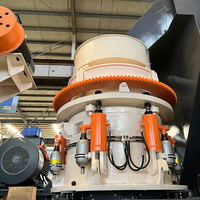 Machine de concassage de roche hydraulique multicylindre HP haute performance concasseur à cône de ligne de concassage de granit de minerai de fer de galets de rivière