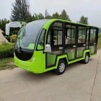 Bus et voiture électriques de tourisme de luxe classiques personnalisés pour parcs et écoles, 11/14 places