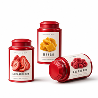 Gefreeze-droogde fruit lege ronde blikken met luchtdichte binnendeksel, snackverpakking, aangepaste logo's, groothandel, voedselveilige ronde blikken