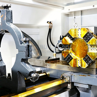 Tour CNC industriel CWK6180 avec mandrin à 3/4 mors CK6180 pour le métal