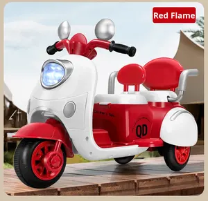 <span class=keywords><strong>Moto</strong></span> électrique pour enfants, tricycle rechargeable, peut être utilisée comme une <span class=keywords><strong>moto</strong></span> tout-terrain pour enfants à double conduite pour deux personnes - Product Image 4