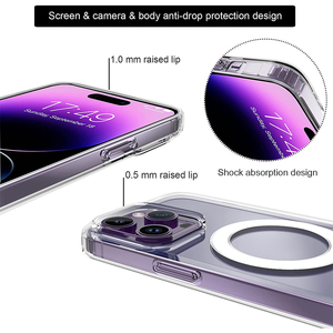 Accessori per Telefoni di Alta Qualità, Custodia Magnetica in Cristallo per iPhone 15 <span class=keywords><strong>Pro</strong></span> <span class=keywords><strong>Max</strong></span>, 16, 17 Air, 14, 13, 12, <span class=keywords><strong>11</strong></span> con Supporto Integrato - Product Image 3