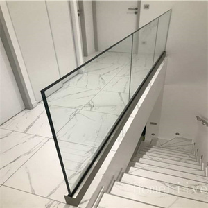 <span class=keywords><strong>Barrière</strong></span> de protection <span class=keywords><strong>en</strong></span> <span class=keywords><strong>verre</strong></span> <span class=keywords><strong>en</strong></span> U moderne Prima <span class=keywords><strong>pour</strong></span> escalier et <span class=keywords><strong>terrasse</strong></span>, idéale <span class=keywords><strong>pour</strong></span> villa, jardin et appartement - Product Image 6